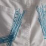 white mini skirt fits 6-8 worn twice Image 4