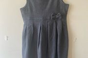 M&amp;S soft grey pinafore (age 5-6)