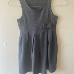 M&S soft grey pinafore (age 5-6)