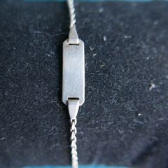 925 Sterling Silver Babies  Bracelet Adjustable 1,8g