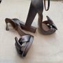 Reiss high heels , champagne /grey brand new Image 2
