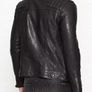 All Saints Conroy Men's Leather Jacket Image 7