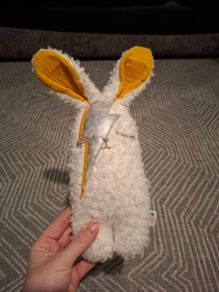Bouncing Bowie Ziggy Bunny from Guatalupe Creations