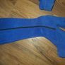 Blue Suede Boots Size 6 Image 4