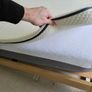 Like-new King Wooden Bed, Mattress and Topper (All Emma brand) 150x200 Image 2