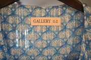 summer dress in blue and white. Wide fit . Easy crease free material.  Great for packing