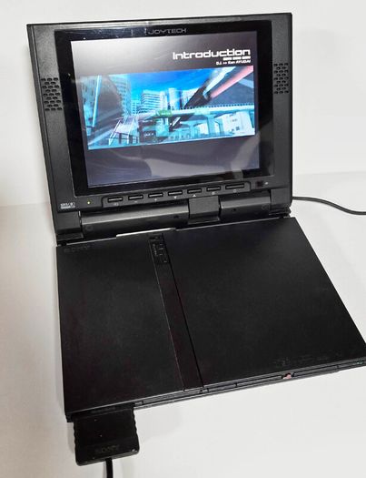 Playstation 2 Slim with very rare 8" Joytech LCD Screen