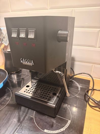 Gaggia Classic Pro Espresso Machine - Black, Two Portafilters