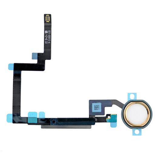 iPad Mini 3 Replacement Black Home Menu Button and Flex Gold White