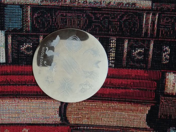 Nail stamping plate Nicole Diary 118
