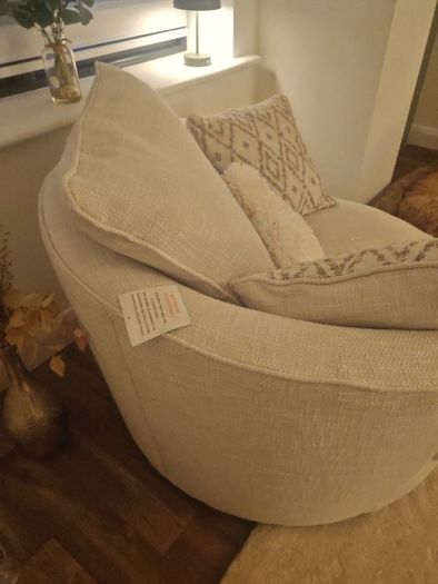 SWIVEL sofa brand new  cost 950 selling reluctantly 450 due to moving to smaller  house