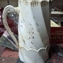 Vintage ceramic floral jug