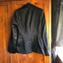 Top shop shiny black fitted blazer Image 4