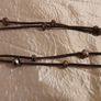 Per Una Long Multi-Faceted.Brown Glass Bead & Faux Leather Necklace Image 5