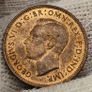 Great Britain 1948 1/4d Farthing Beautiful Uncirculated Red Image 2