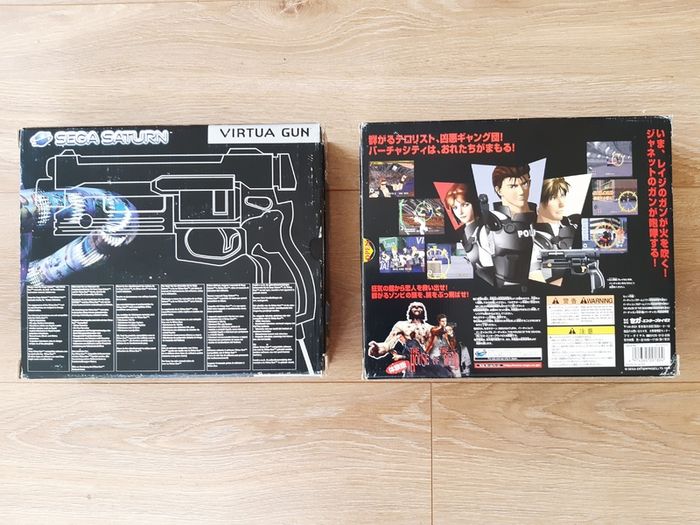Sega Saturn Virtua Cop Special Pack and Virtua Gun Box