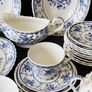 A Set of Johnson Brothers Blue Bird Pattern Earthenware Tableware Image 5