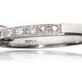9k gold Diamond ring with diamond sholders Image 3