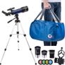 SALE | Telescope for Astronomy, 200X Pro 400/70 FMC Glass Optical Refractor Telescopes, With Adjustable Tripod Phone Adapter Barlow Lens Moon Filters Carrying Bag for Kids Adult Beginners Image 4