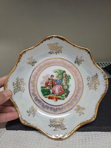 Vintage Imperial Czechoslovakian Porcelain Bowl