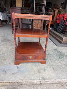 Antique Mahogany Three Tier table