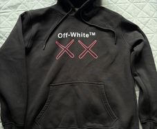 Off-White x KAWS style hoodie