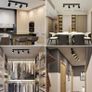 Matte Black 4 Light LED Ceiling Spotlight (Free Delivery) Image 6