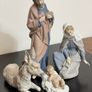NAO By Lladro 4 Pcs Porcelain Nativity Set Mary - Joseph - Baby Jesus - Donkey Image 3