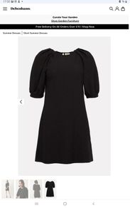 Oasis Black Dress Size 12 (M)