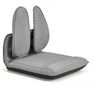 Floor Chair, 5 Adjustable Positions Folding Floor Gaming Chair with Ergonomic Back Support, Sturdy Metal Frame with Recycled Foam and Linen Fabric, Multifunctional for Reading, Relaxing, Gray Image 8