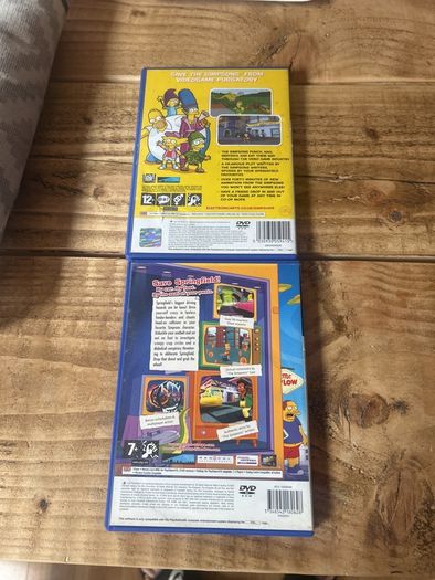 simpsons ps2 games