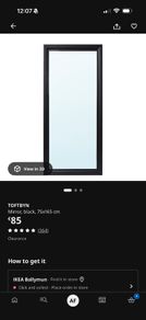 Ikea mirror full length
