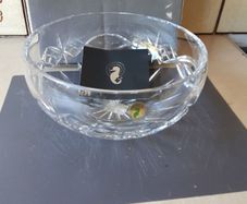 waterford crystal  9 inch diameter