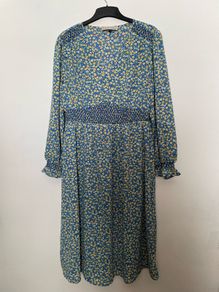 Rowan Avenue Dress size 14 / 16 blue floral mix -  New