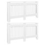 Radiator Covers 2 pcs White MDF 152 cm Image 2