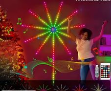 RGB Smart Fireworks Lights | Remote Control, Multiple Lighting Modes,