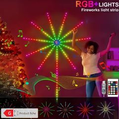RGB Smart Fireworks Lights | Remote Control, Multiple Lighting Modes,