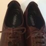 Padders Ladies Leather  Wine Lace up Comfort Shoes size 6 Can Post Image 2