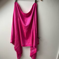 Cashmere Silk Large Fuchsia Shawl