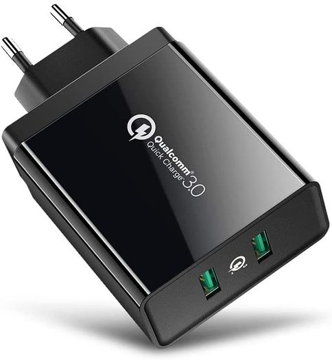Ugreen QC 3.0 Dual USB Fast Charger 36W Wall Charger EU/UK Plug  (Brand New/Warranty)