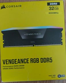 DDR5 Corsair vengeance black 6000hz RGB icue 32