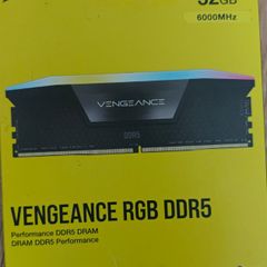 DDR5 Corsair vengeance black 6000hz RGB icue 32
