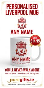 Personalised Liverpool Mug with ANY NAME