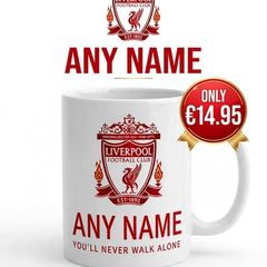 Personalised Liverpool Mug with ANY NAME
