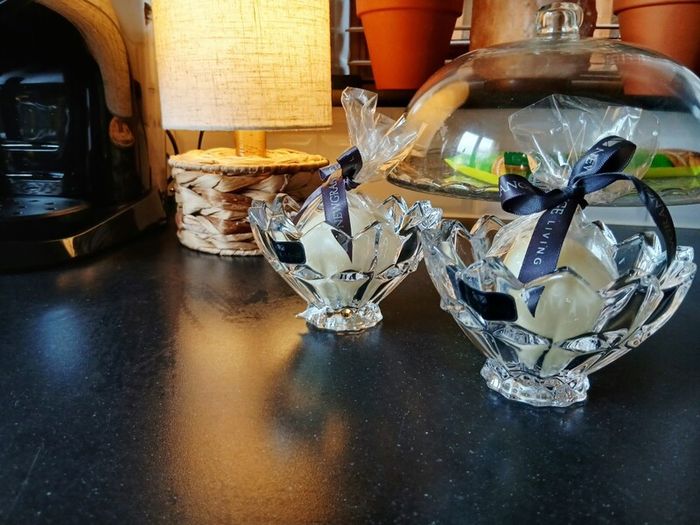 Newgrange living crystal candle holders