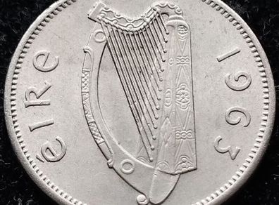 [#376] - Ireland 1963 | Irish 6p | Six Pence | Wolfhound | KM.13a | High Grade