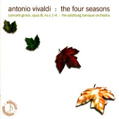 Free Postage! Antonio Vivaldi. The Four Seasons. The Salzburg Baroque Orchestra