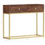 Console Table 90x30x75 cm Solid Mango Wood Image 7