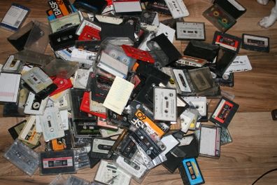 A Collection Of Music Cassettes