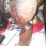 Large Antique Wood African Carved African Head postage available or collection on all my items, Image 6
